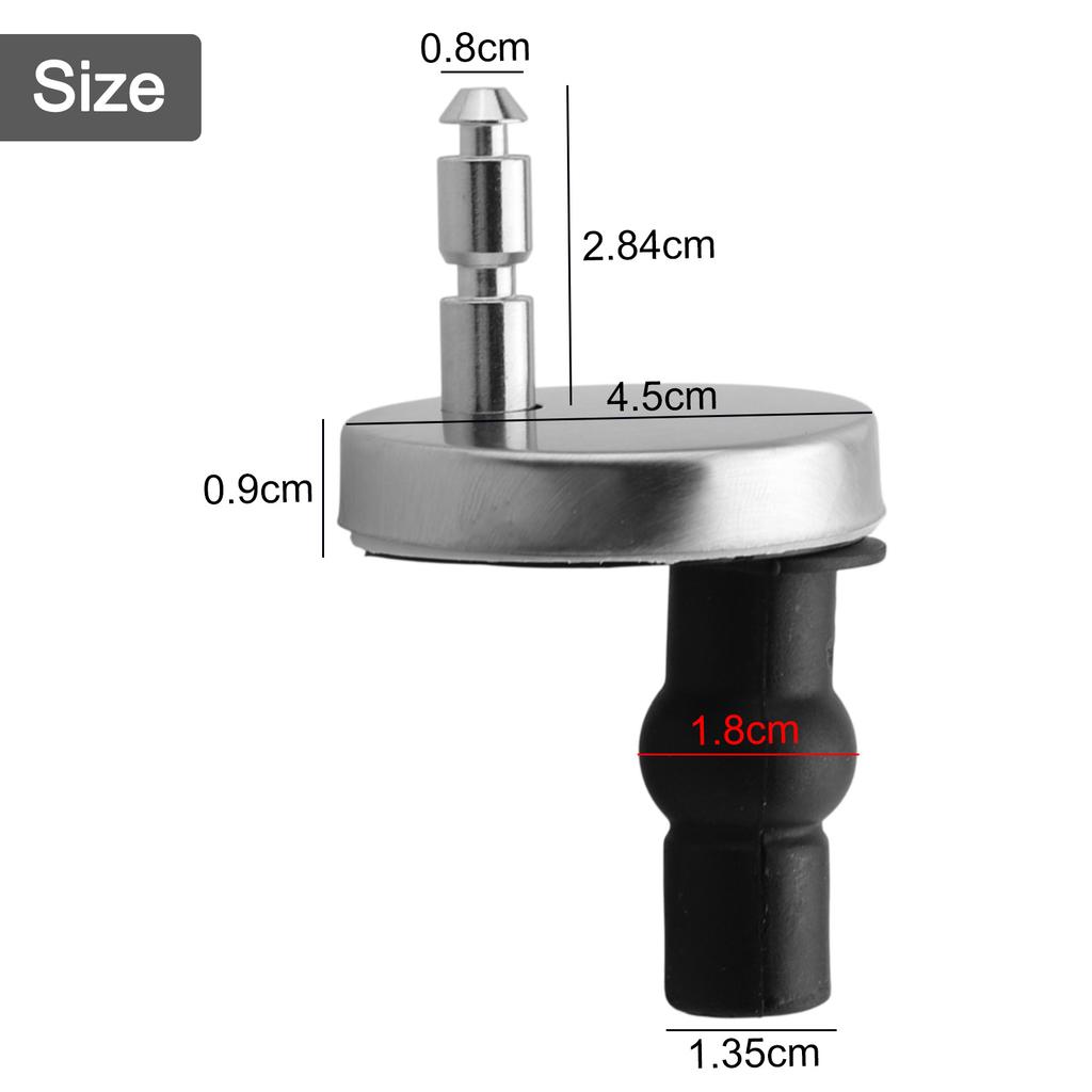 2pcs Toilet Hinges Top Close Soft Release Quick Hinge Expansion Screw Fixed Installation Toilet Seat Cover Fixing Accessories
