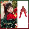 Santa Christmas Hat Hair Clip Christmas Decoration Bow Hair Band Funny Christmas Headband  Kid