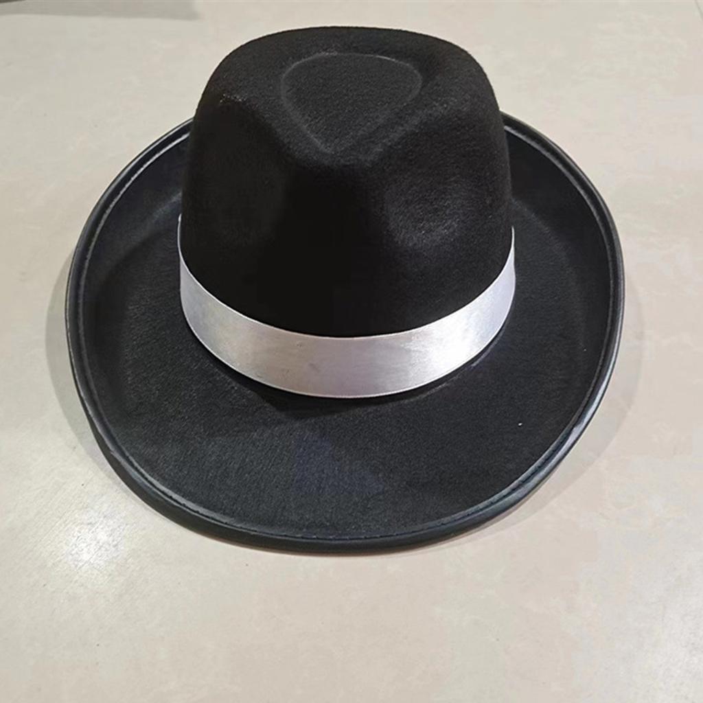 Adult Trilby Hat Breathable British Style Derby Hat Adult Festival Party Festival Magicians Fedoras Hat Elegant Hat