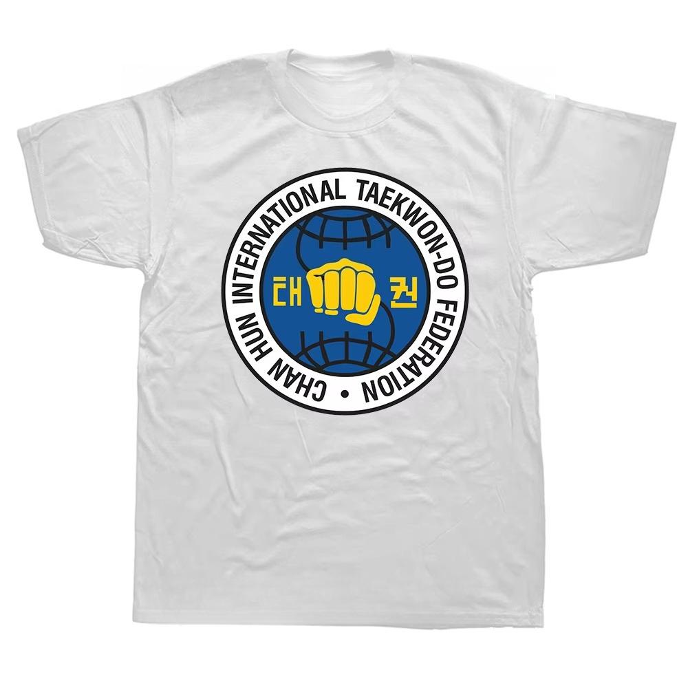 Funny INTERNATIONAL TAEKWONDO FEDERATION ITF KARATE T Shirts Graphic Cotton Streetwear Short Sleeve Birthday Gifts T-shirt
