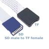 10/25cm TF Male Female to Micro SD Female Male Flexible Extension Cable Memory Card Adapter For Car GPS Dash Cam Phone Camera