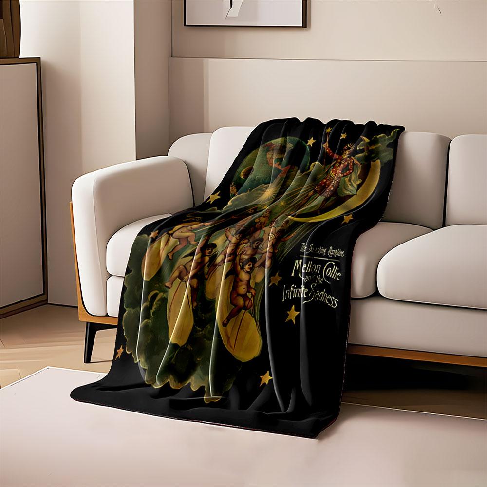 Smashing Pumpkins Blanket Art for all seasons blanket lunch break throw gift