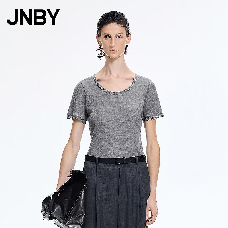 JNBY 2026 Summer Cotton Blend Short Sleeve Tee 5Q5113950 M