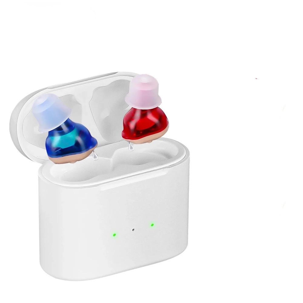 Popular TWS Hearing Aids with Magnetic Charging Case - Compact English Version Available