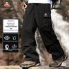 paul frank Men's Outdoor Multi-Pocket Straight-Leg Cargo Pants