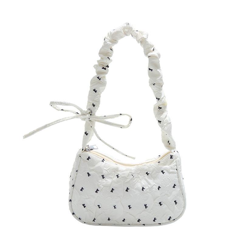 Pu Butterfly Knot Crossbody Bag For Daily Office Wear