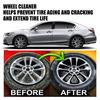Car Tire Non-Acid Cleaner Auto Wheel Hub Gloss Polishing Paint Rubber Wheel Brake Pads Repair Polishing Spray PH Balance Spray