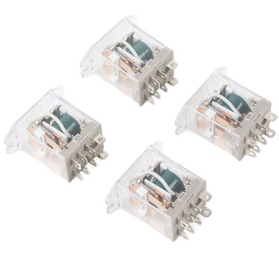 4 ks Elektromagnetické silové relé 220V Víceúčelové Vodotěsné Termoplastická konstrukce pro garáž