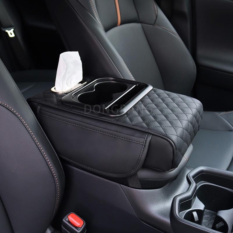 

Универсальная подушка подлокотника для автомобиля с подстаканником и отделениями для хранения