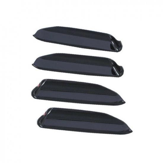 Glossy Black Exterior Door Handle Bowl Cover Trim For Volkswagen ID.4 2021 2022