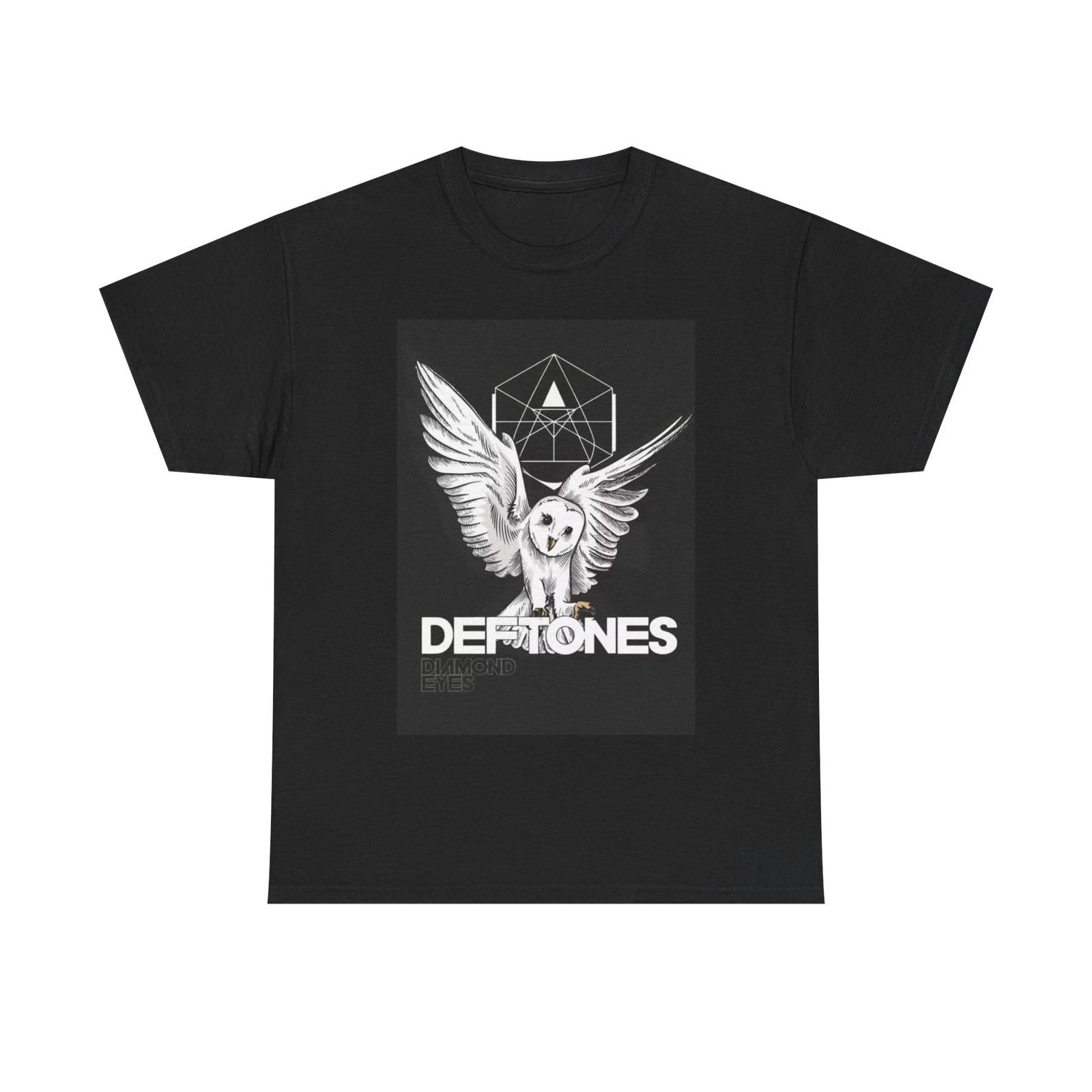 

Deftones Shirt Vintage rock retro Graphic tshirt Unisex Heavy Cotton Tee L