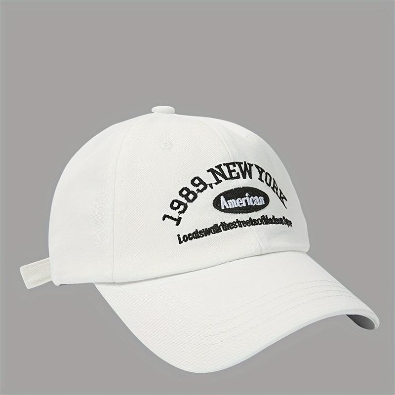 New Fashion Korean Retro Baseball Hat Women's Autumn Winter Versatile Ins Street Letter Embroidered Caps Summer Couple Men