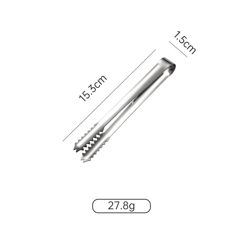 

Qianxing 304 Stainless Steel Ice Tongs (10-Pack)