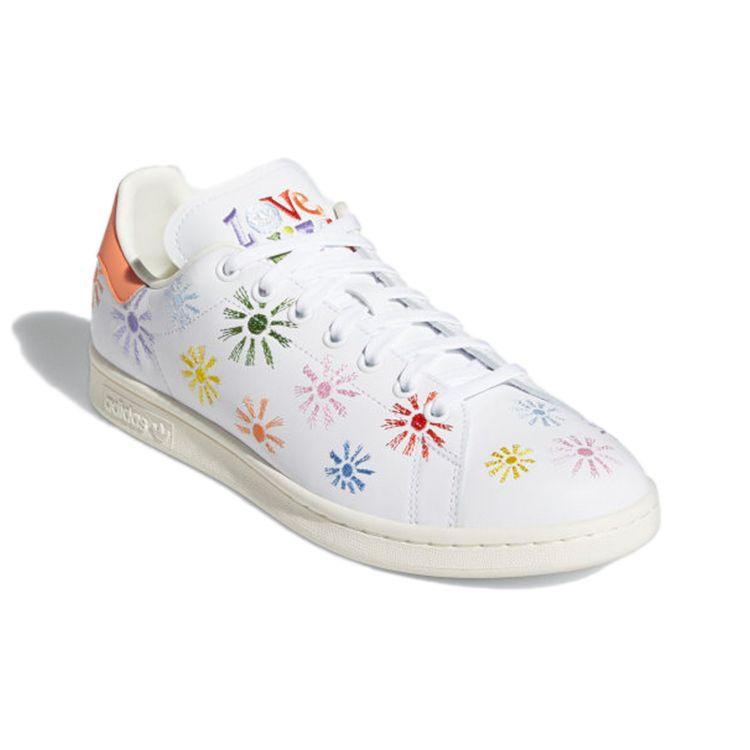 Adidas Stan Smith Pride Unisex Tenisky Bílá Cloud-White True-Pink GW2417