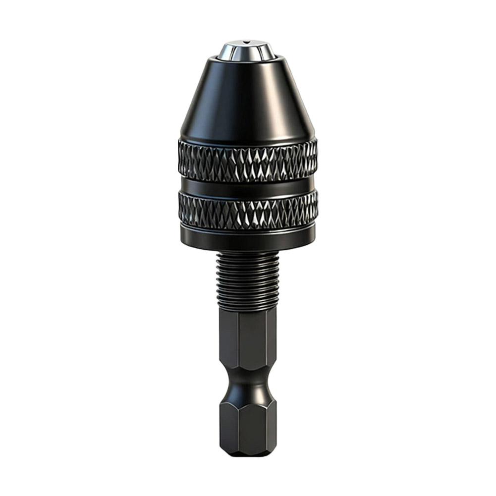 Hex Shank Chuck Professional Converter Hex Shank for Woodworking Drill Chuck Adapter Quick Change Pneumatic Drill Chuck