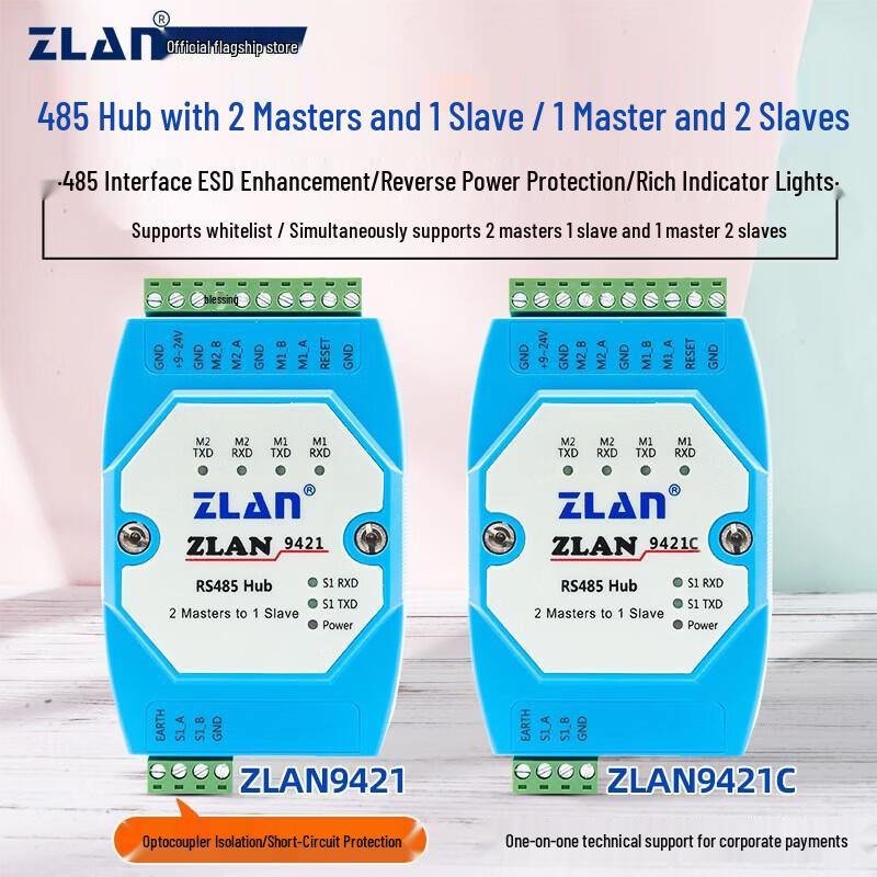 

Промисловий хаб ZLAN RS485 Modbus з підтримкою кількох хостів