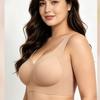 Plus Size Bra Summer Seamless Vest Flattering for Large Busts Push-up Style Thin and Sporty Plus Size Women's Bra