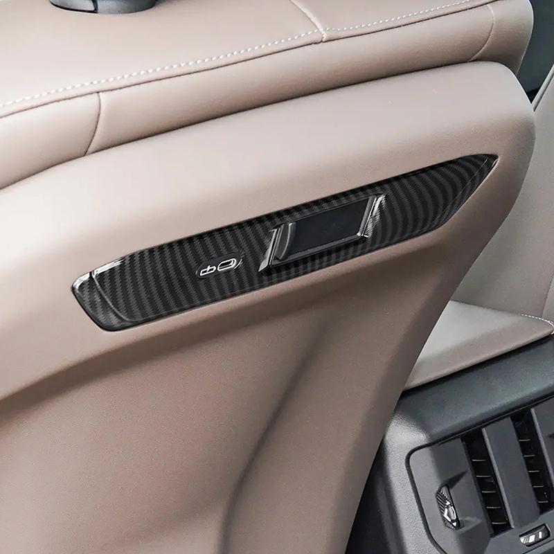 Carbon Fiber Color Front Seats Decoration Strips For BMW X3 G45 2025 Car Styling Interior Accessories