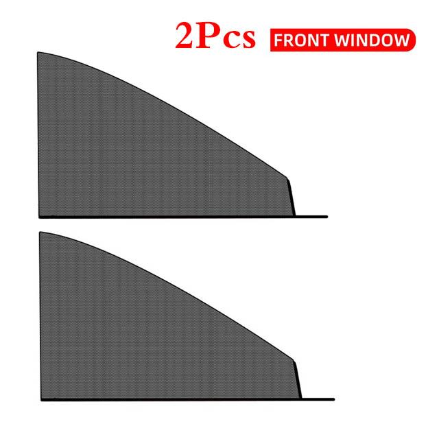 

2 шт. универсальный автомобильный козырек для бокового окна, занавеска для переднего и заднего окна, защита от ультрафиолета, солнцезащитный козырек, щиток, аксессуары для стайлинга автомобиля чёрный