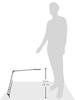 MUJI Arm Light, Square, Black, Width 12 x Depth 57 x Height 57cm, MJ-ALS1/38326502