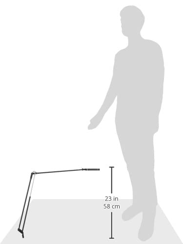 MUJI Arm Light, Square, Black, Width 12 x Depth 57 x Height 57cm, MJ-ALS1/38326502