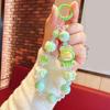 Beaded Phone Bracelet Strap,Phone Beaded Wrist Strap Phone Bracelet Lanyard for Women Phone Keychains Charm