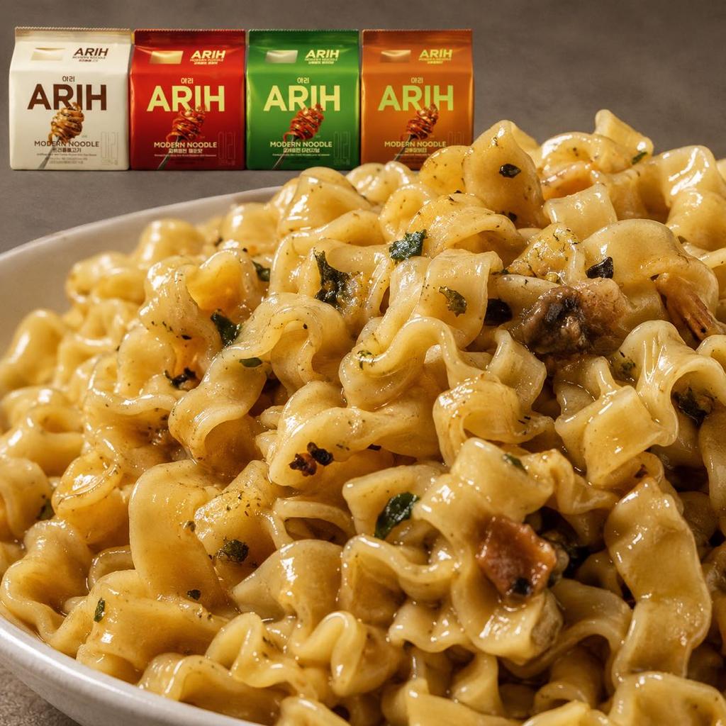 Edição Colaboração BTS ARIH Macarrão Sabor Moderno, Macarrão Misto Frito 130g 1pacote