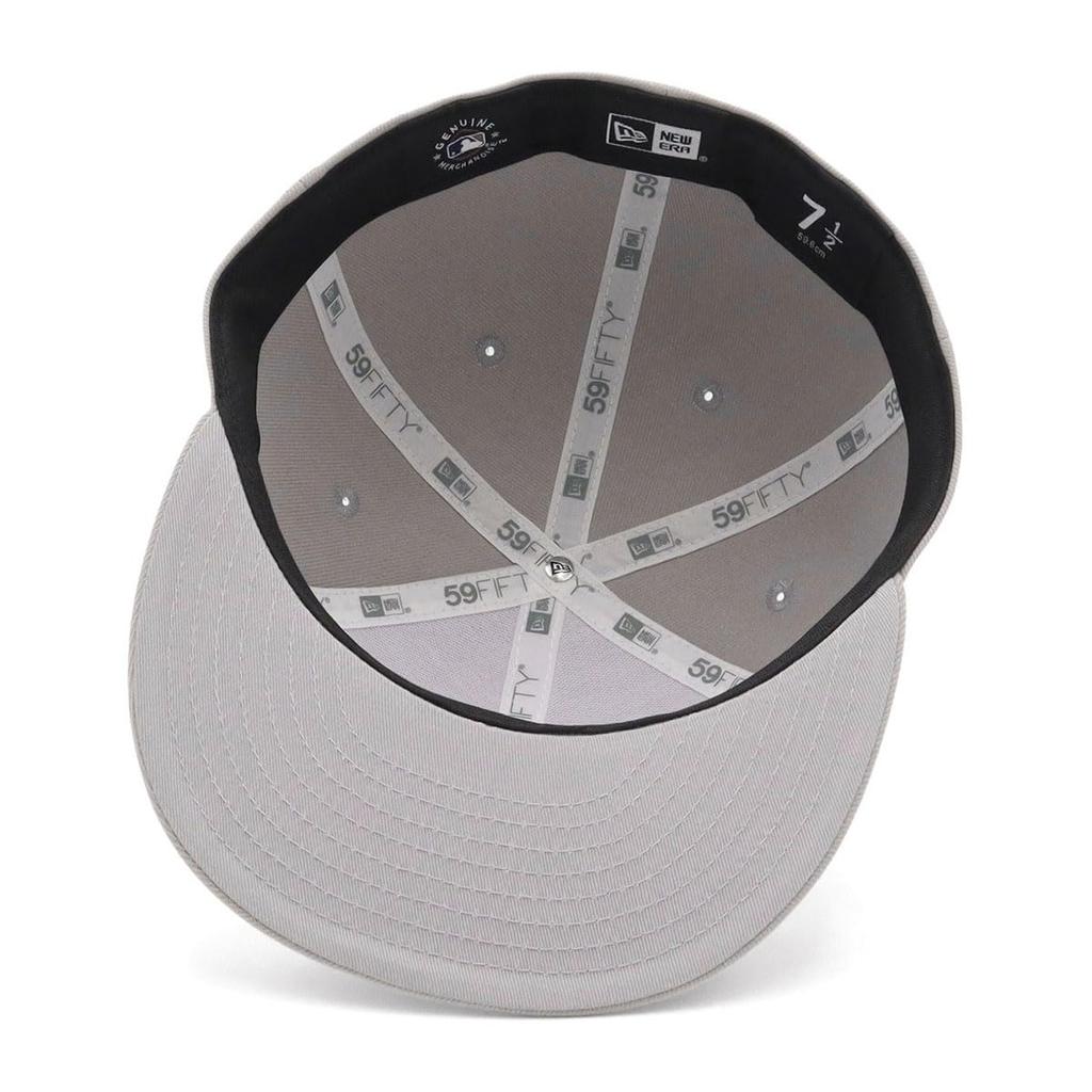 New Era 59FIFTY Los Angeles Dodgers Cap, ONSPOTZ Exclusive, LA Gray, Size 7 3/8, 59Fifty Up Side Down, MLB Los Angeles Dodgers