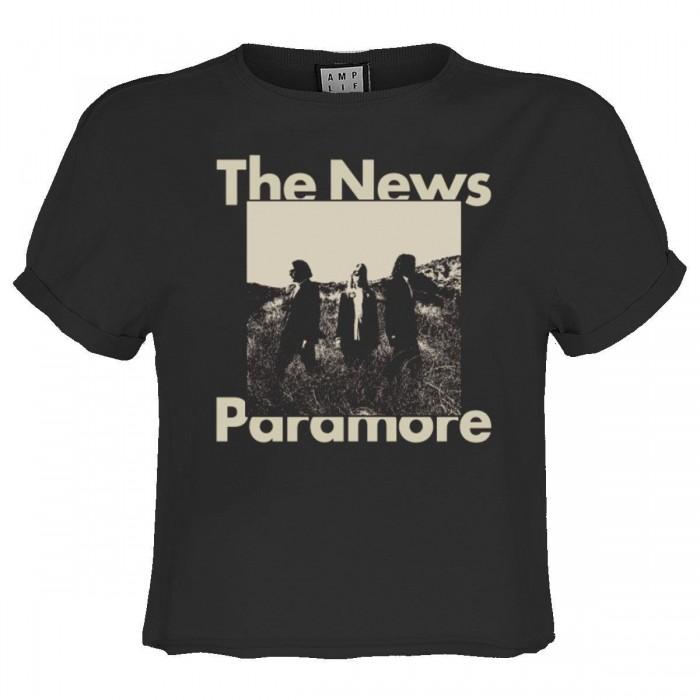 Amplified Womens/Ladies The News Paramore Crop Top