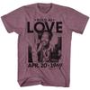 Jimi Hendrix Bold As Love Apr 20 1969 Men's T Shirt Rock Merch