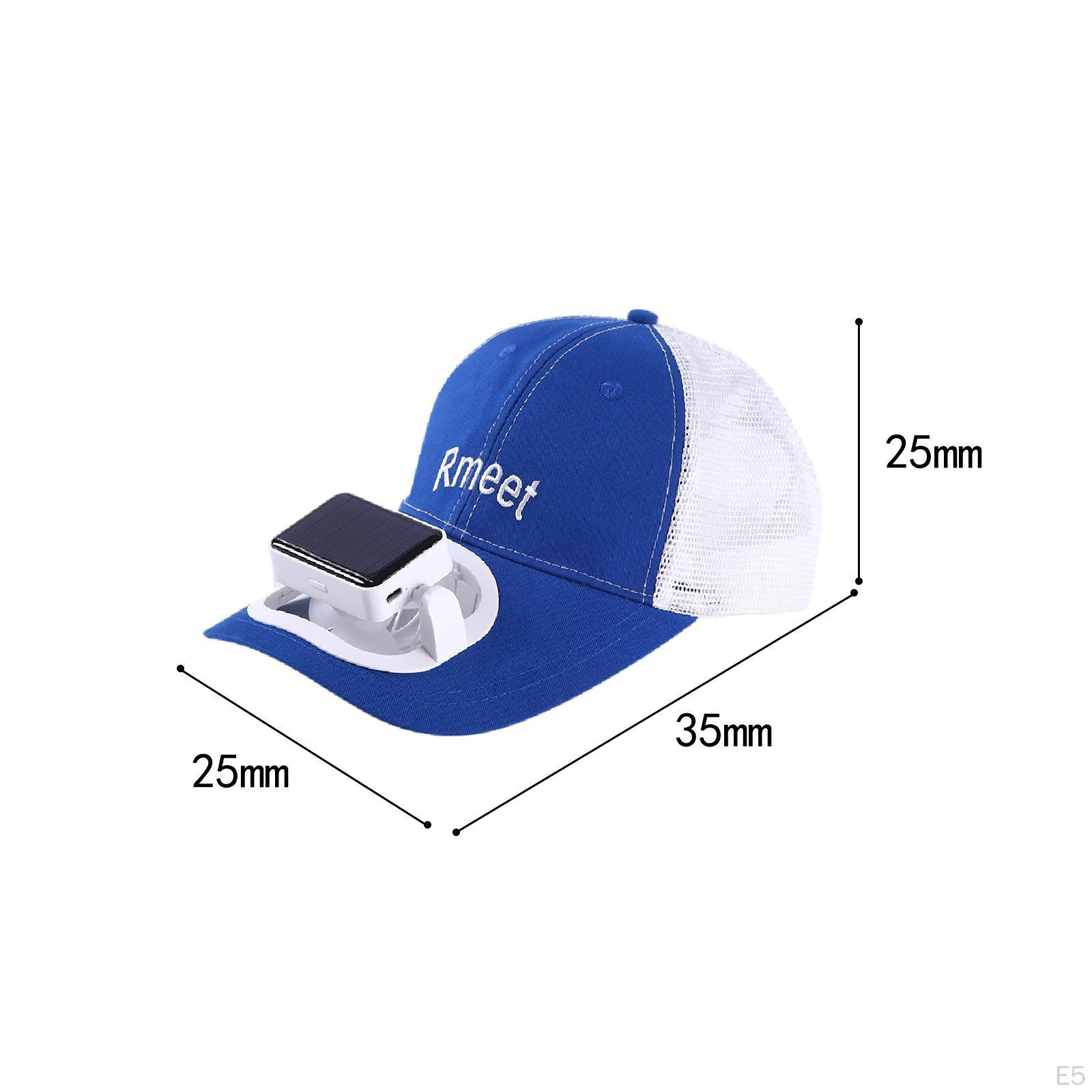 Шляпы с солнцезащитным козырьком и регулируемой шляпой с вентилятором — фото 7