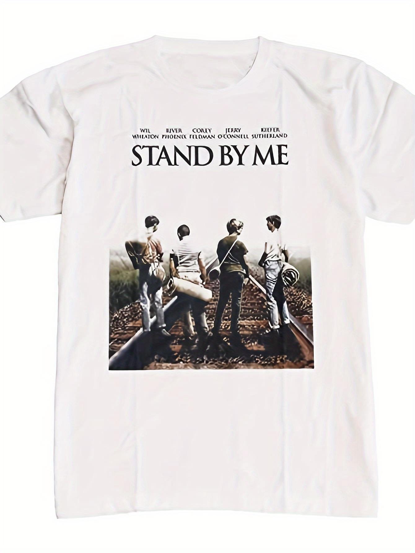 Retro Street Unisex Walk with Me Movie Tshirt Summer New Unisex Casual and Fashionable Cotton Tshirt S