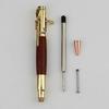 Professional Bolt Action Ballpoint Pen - 1PC Durable Metal Wood Pen, Travel Office School Wedding Favors Gift