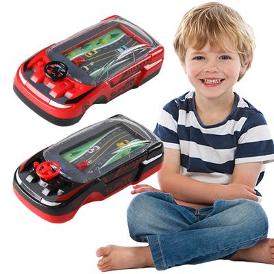 Rennwagen Handheld-Spielkonsole Dual-Spieler-Modus Autorennen Abenteuer Fahrspiel Tischspiel Eltern-Kind-Interaktion für Kinder
