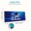 ASTRO BOT Custom Name Large Size Mouse Pad Large Gaming Table Cushion Non-slip Laptop Tablet Big Mousepad XXL Mat Mini PC Playmat With Lock Edge