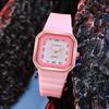 UTHAI BK53 Fashion Women Watch Square Silicone Student Couple Watches Simple Quartz Watch Elegant Clock Gift Watches for Woman
