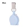 Key Ring ID Lanyard Keychain Belt Metal Badge Holder Retractable ID Card Badge Reel Chrome Work Card Keychain