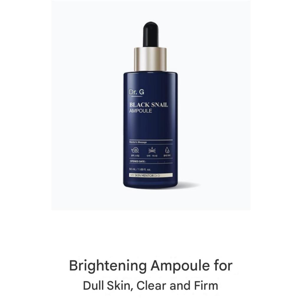 [Dr.G] Black Snail Prestige 4 Piece Set(Toner 150ml/ Emulsion 150ml/ Ampoule50ml/ Cream15ml)