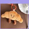 Croissant en Baguette Pluche Hanger Met Leuke Baguette en Croissant Sleutelhanger Voor Kinderen en Tieners