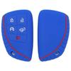 Soft Silicone Case for GM 5-Button Key: Buick, Cadillac, Chevrolet, Regal, GMC