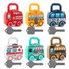 Early Educational Key Matching Toy Number Matching Slidable Car Toy Unlocking Car Toy  Gifts