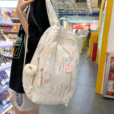 Högstadie- och högskolestudenter Japansk ins-vind Ryggsäck Ryggsäck med stor kapacitet
