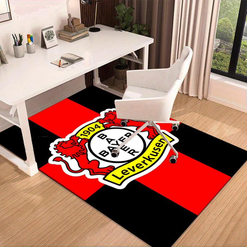 Bayer Football Club Printed Area Rug for Office, Chair Rug, Decorative Carpet Floor Mat, Large Size Fan gifts Christmas gifts