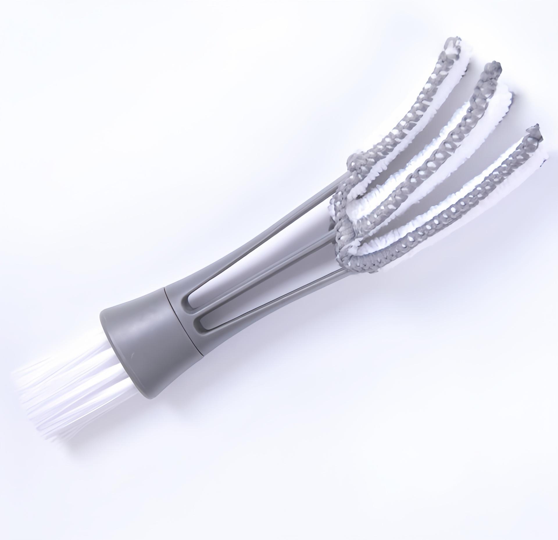 

Клавиатура Пыль Очиститель кондиционера Инструмент для очистки компьютера Жалюзи Щетка для грязи brush серый