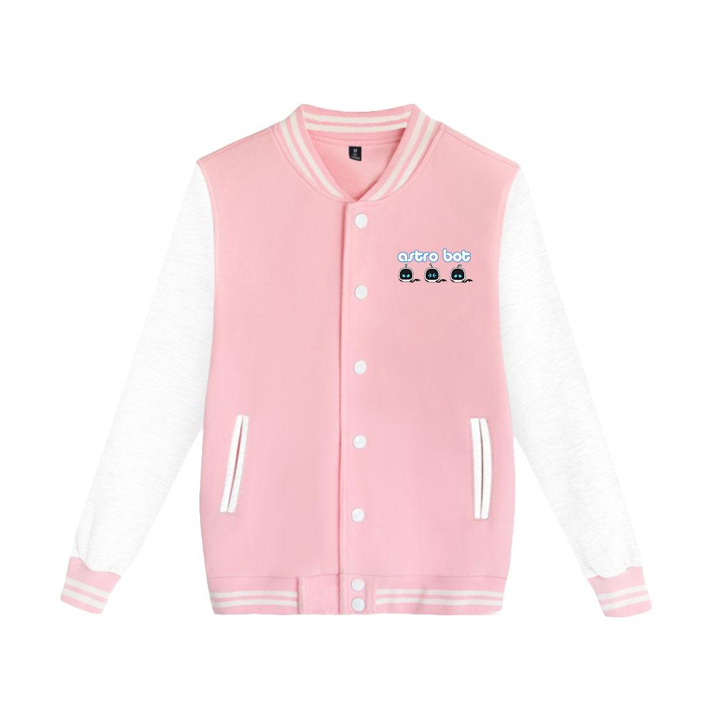 NEW Arrivals Unisex Fashion Astro Bot Anime Printed Baseball Sweatshirt Women Men Outdoor Sport Jackets