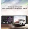 1 Din Car Radio 4.1 Inch 2 USB Touch Screen Autoradio Universal Multimedia  MP5 Player Bluetooth  Rear View Camera FM Car Stereo