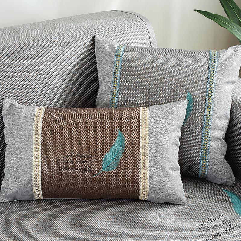 Summer Sofa Cushion Non-Slip Rattan Mat Universal Full Covered Sofa Back Towel Four Seasons Cushion