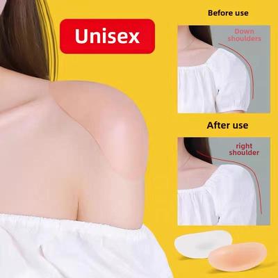 Self-Adhesive Unisex Silicone Shoulder Pads - Invisible, Seamless & Removable