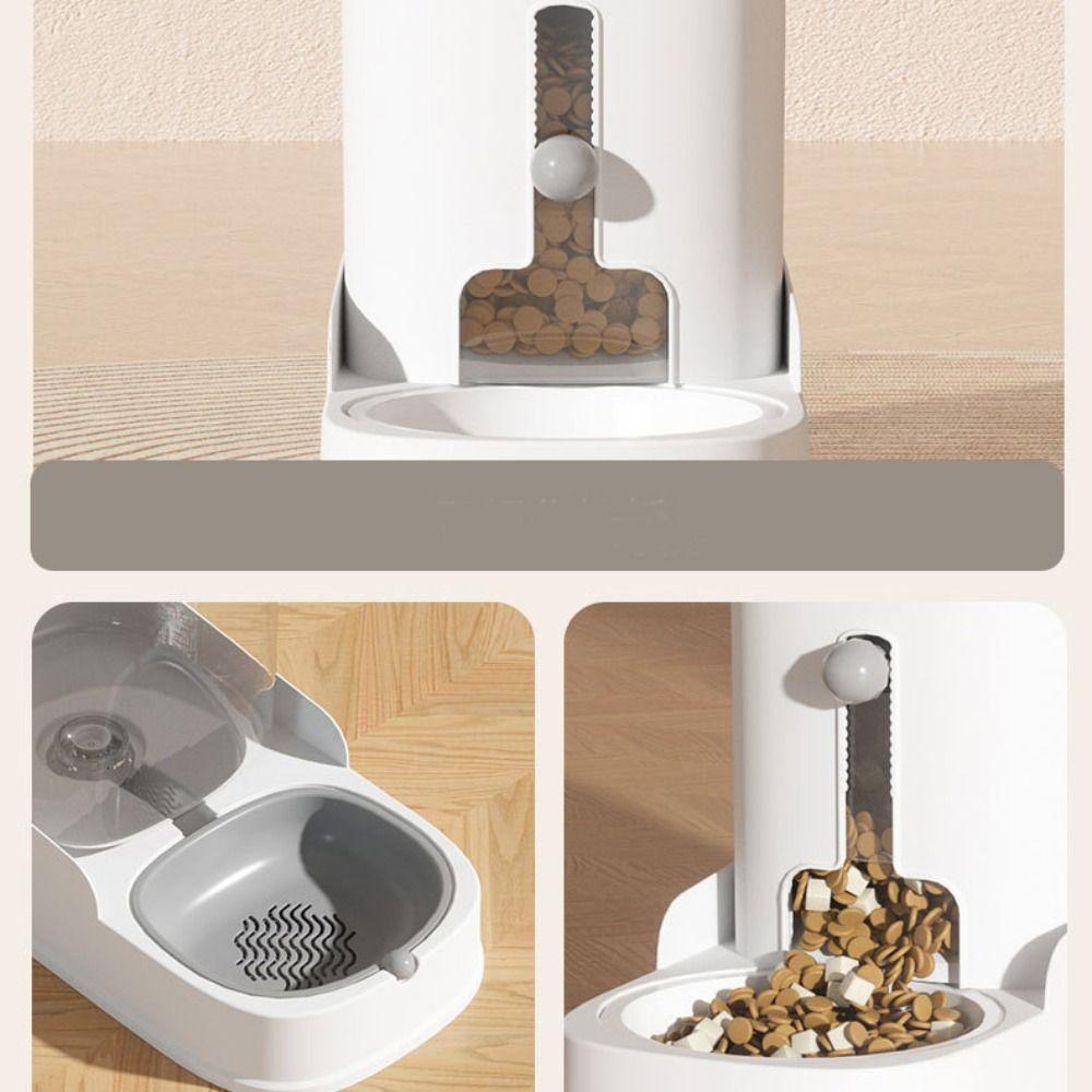 3.2L 4.4L Pet Cat Food Water Dispenser Automatic Dog Cat Drinker Feeder  Feeder