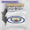 3pcs Duvet Cover Set (1*Duvet Cover + 2*Pillowcase, Without Core),Manchester City FC Print Bedding Set, Bedroom Decor, All‑Season, Birthday Gift
